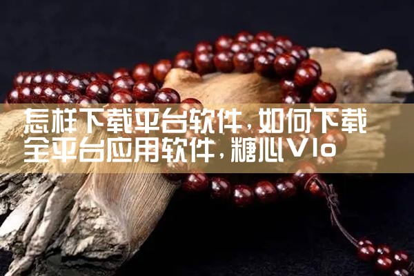 怎样下载平台软件|糖心Vlog入口