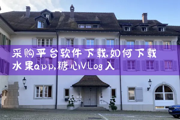 采购平台软件下载|糖心Vlog入口