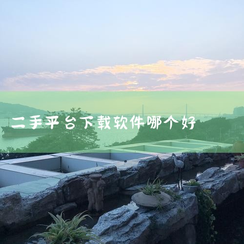 二手平台可以使用的软件有多种，包括但不限于《闲鱼》、《转转》、《嗨回收》等。《闲鱼》：简介：闲鱼是阿里巴巴集团旗下的APP，是一个提供二手闲置物品交易的平台。特色：除了基本的二手交易功能外，闲鱼还提供|糖心Vlog入口